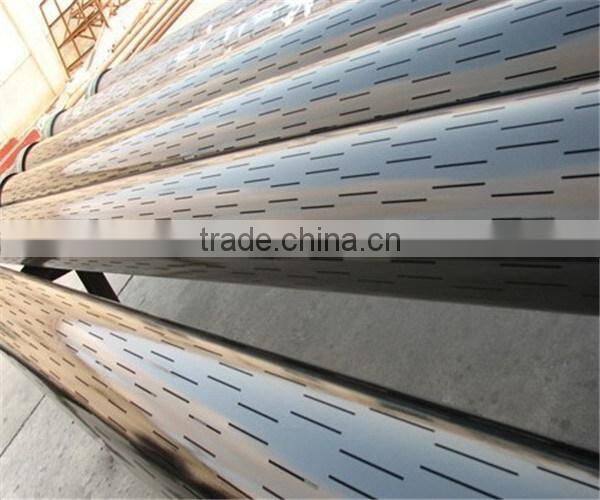 Top quality hotsell slotted screen oil steel music pipes