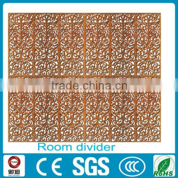 China Cheap latest decoration Laser cut wrought iron room divider/partition
