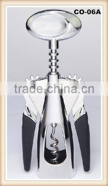 Deluxe Zinc Alloy wine opener, high quality winged corkscrew, 10 years production experience CO-06A