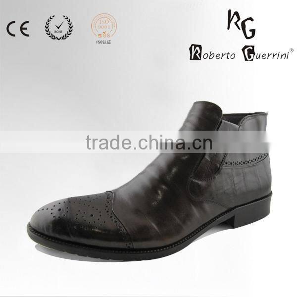 Genuine Leather boot made in China