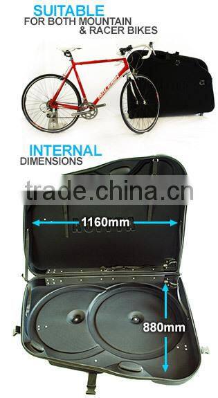 custom hard protective eva bike bag