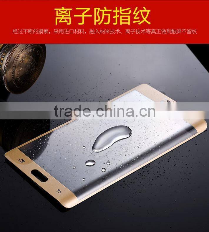 High Quality 3D Hot Curved Tempered Glass Screen Protector For Samsung Galaxy Note Edge