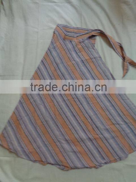 wholesale cotton stripes skirts for summer 2014