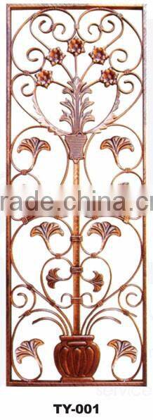 Aluminium fittings for doors