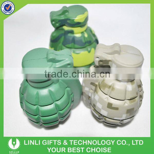 Promotional custom logo grenade stress ball