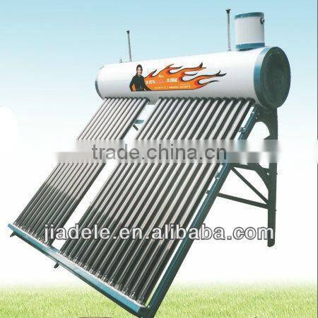 solar water heaer with two inner tanks