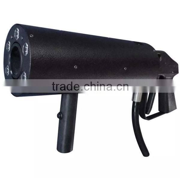 Special effect RGB LED CO2 jet gun for party entertainment