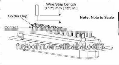 57 Series DDK 36 Pin 2.16mm Champ Solder pin header Female Receptacle socket connector with 180 Degree Matel Cover
