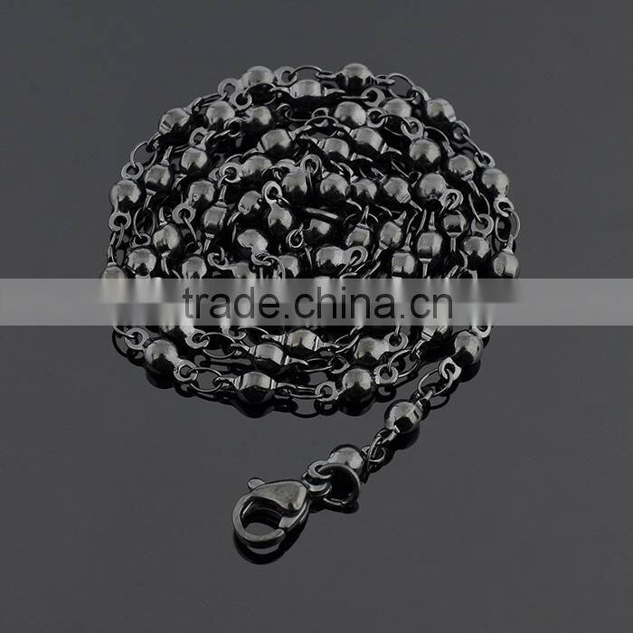 Custom Jewelry Wholesale Stainless Steel Nigeria Bead Necklace