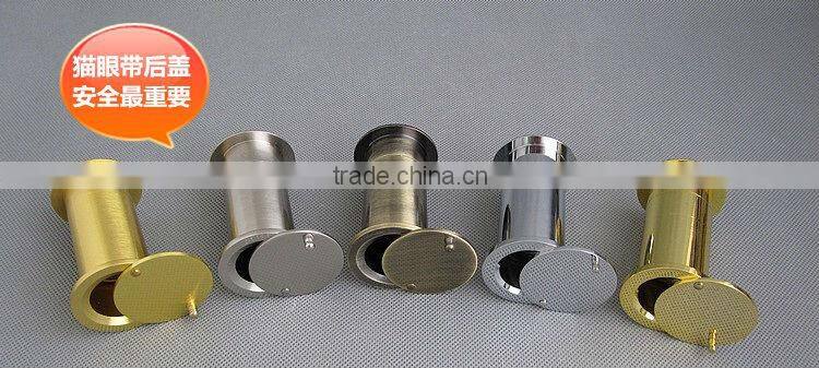 200 Degree high-definition wide angel lens polished Brass Material Door Viewer with cover