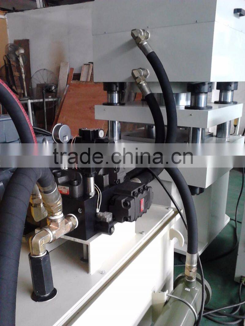 Automatic Servo Control 500x600mm 300ton Four Post Press Three Beam 4 Column Hydraulic Press