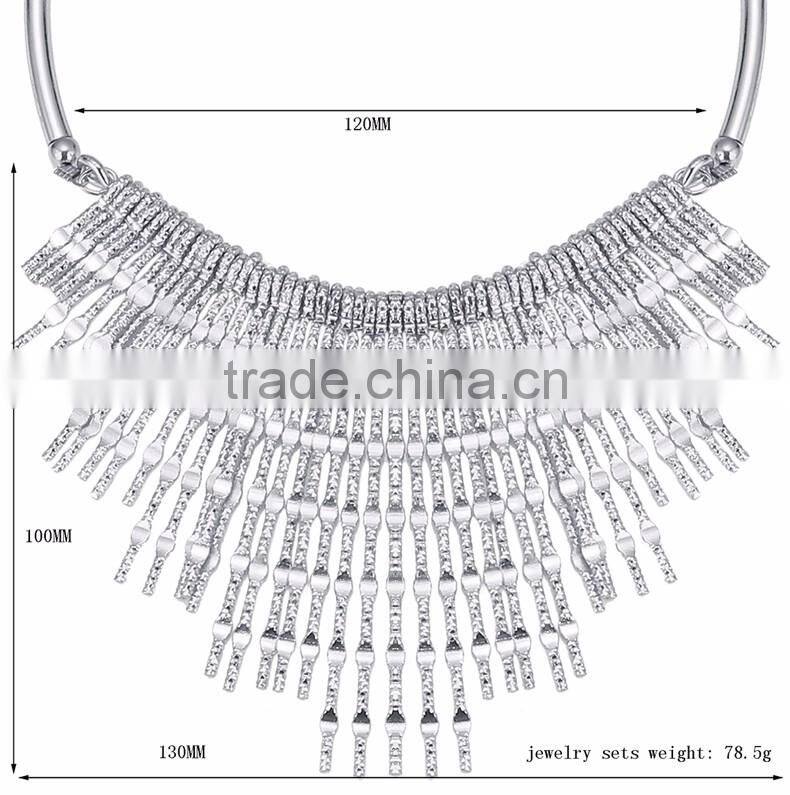 New Design Fashion Crystal Necklaces Women Luxury Statement Diamond Necklace Jewelry SKA8450