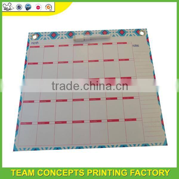 Customize magnetic monthly calendar making 2017