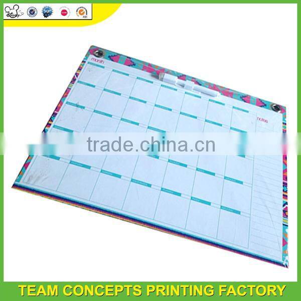 Customize magnetic monthly calendar making 2017