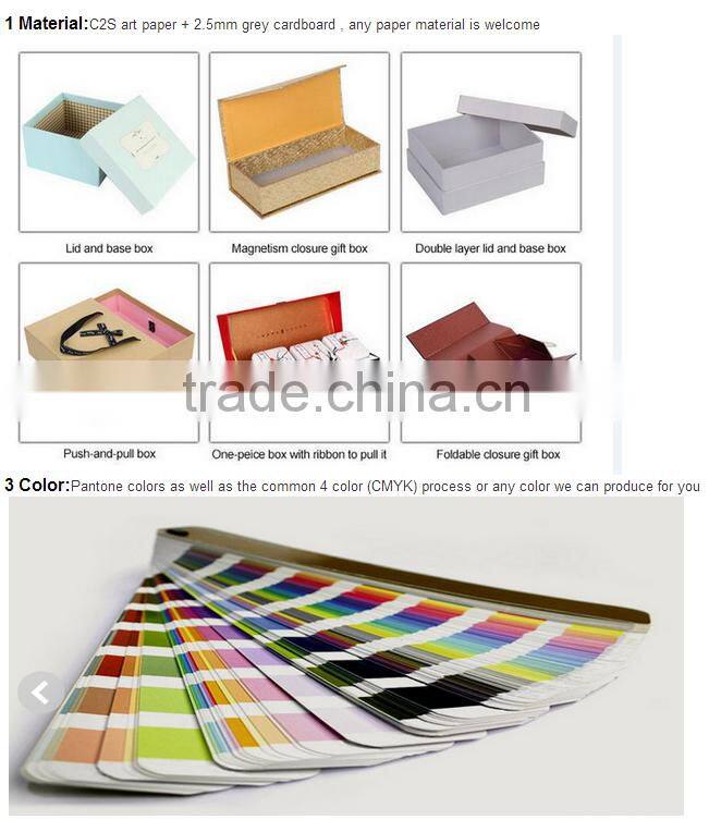 custom new-style leatherette watch gift paper box