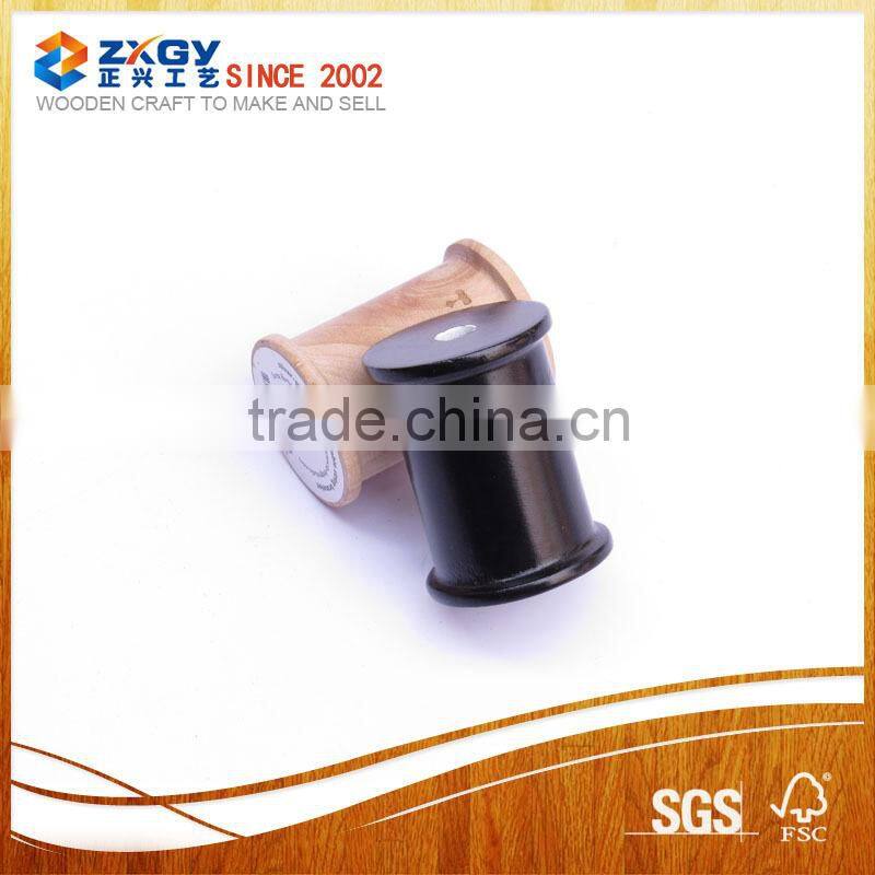 2015 high quality product wood decoration spool for crafts