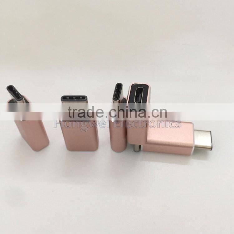 Ultra thin Micro BF to USB-C male USB 3.1 Type C adapter