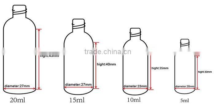 e liquid label printing gold silver plated dropper bottle with paper box