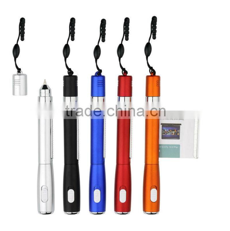 2013 new design plastic banner pen with light