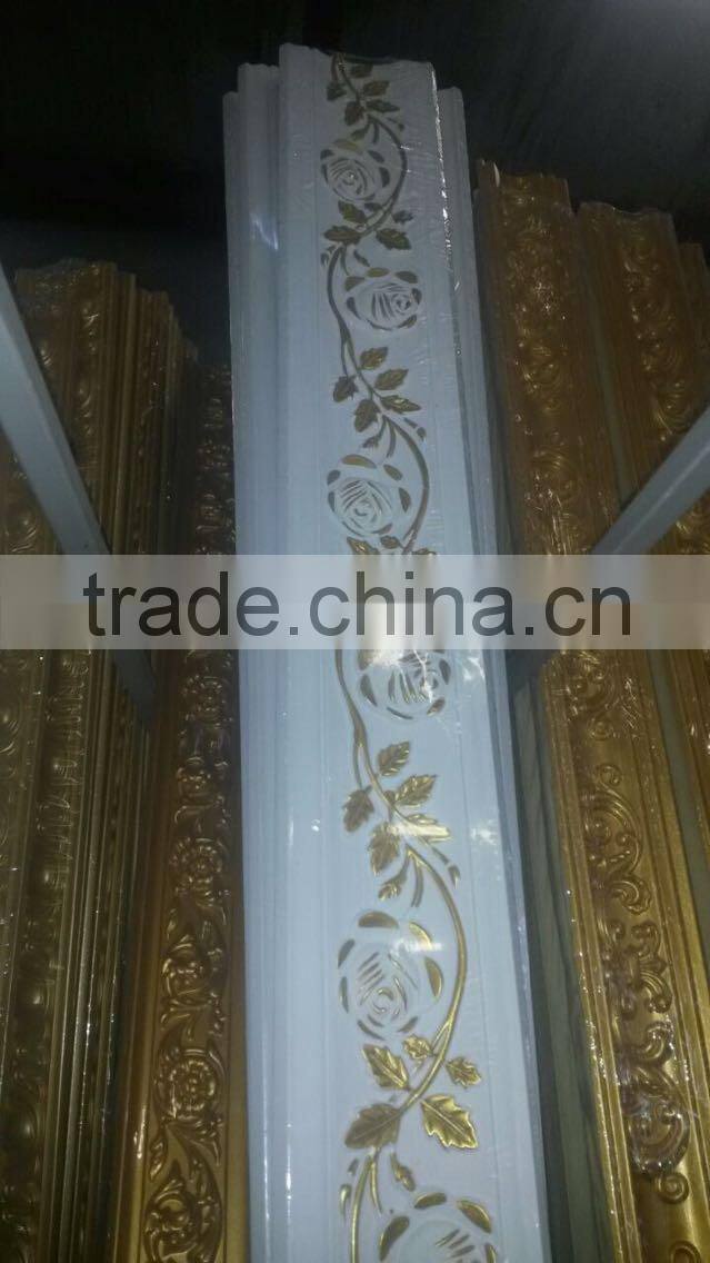 2016 modern house decoration materials pu moulding and corner for different types polyurethane moulding