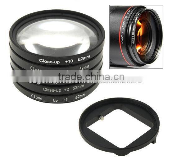 Factory Price 77mm +1+2+4+10 Close up lenses Camera Macro 77mm Close-up lens filter Set for DSLR CAMERA
