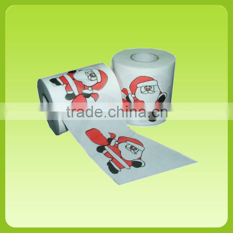 Novelty color print toilet paper