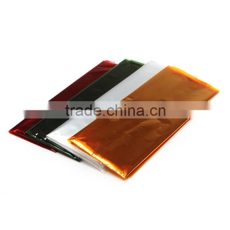 solid color clear film plastic cellophane for gift packing