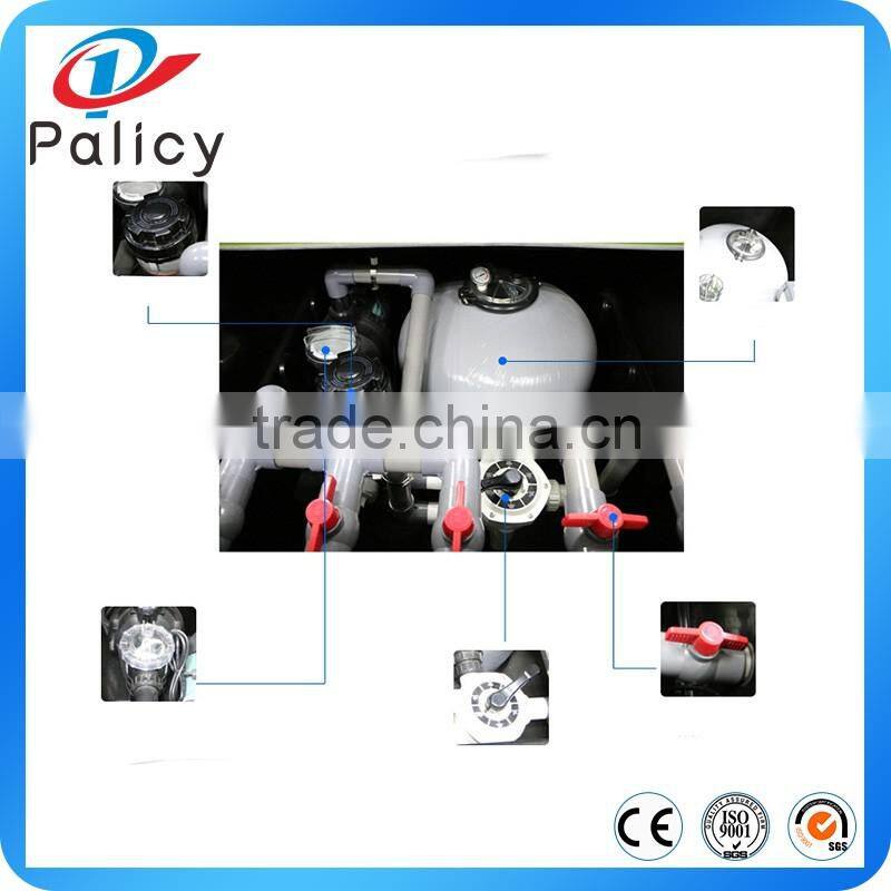 High efficiency and best price fiberglass filter media swimming pool sand filter tank