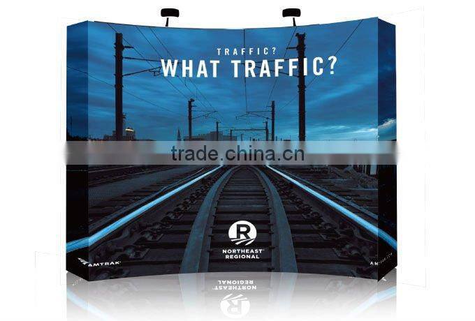 10ft Dye Sublimation Printed Exhibition Display