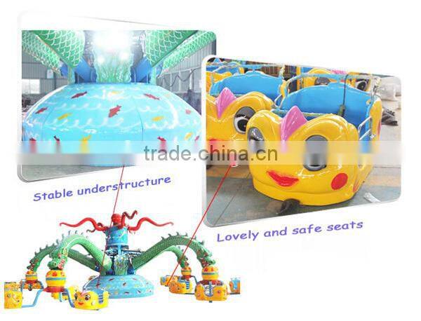 top quality cheap amusement rides,rotating big octopus rides in amusment park for kids