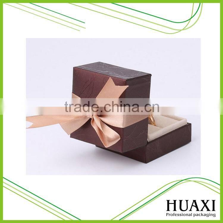 2016 Custom Logo Cheap Printed Small Paper Cardboard Jewelry Boxes/Ring Boxes