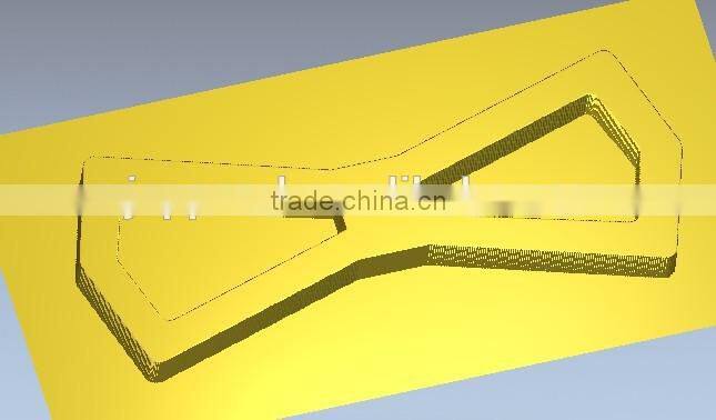 Striped Wooden Necktie in Cherry