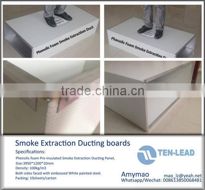 China GOOT Phenolic Foam Pre-insulated Koolduct Panel