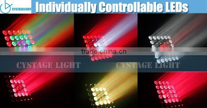 36X12.8W Quad RGBW 4 IN 1 Magic Matrix Pannel Moving Head