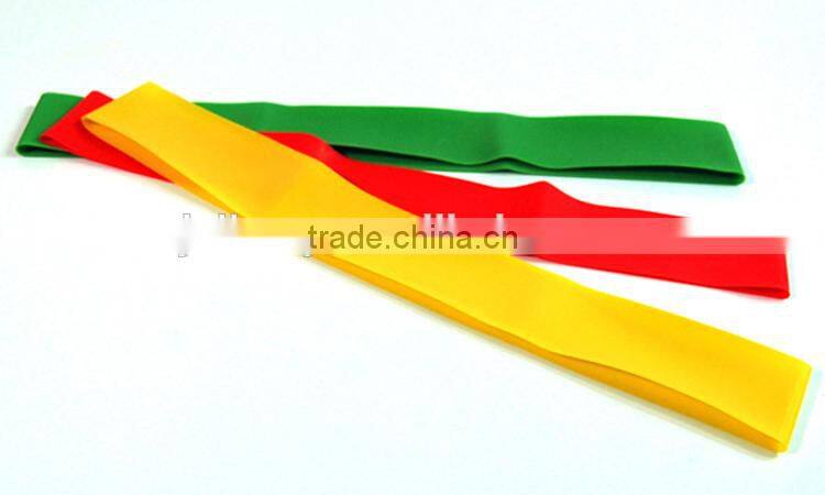 Yoga resistance loop band exercise for fitness