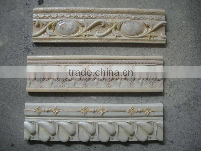 wall tiles matching resin border designs