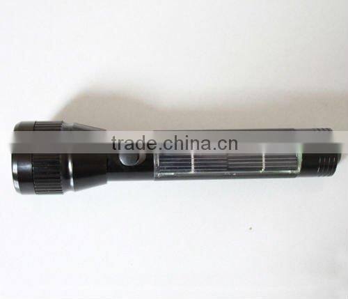 LED Solar Flashlight with Opener