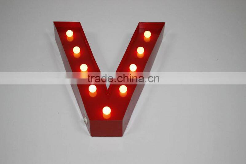 High quality decorative led christmas letter light