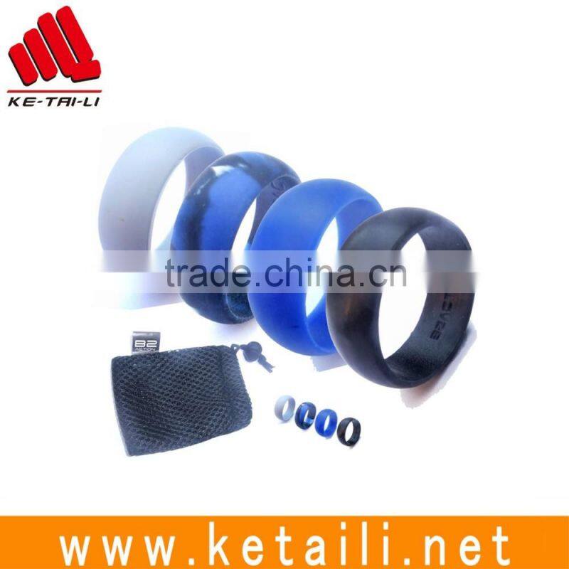 New Design Fashion OEM Personalized Silicone Finger Ring Custom Made in China