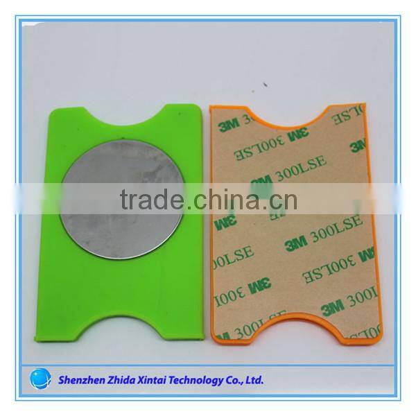 new products for 2015 silicone mirror cell phone credit card holder
