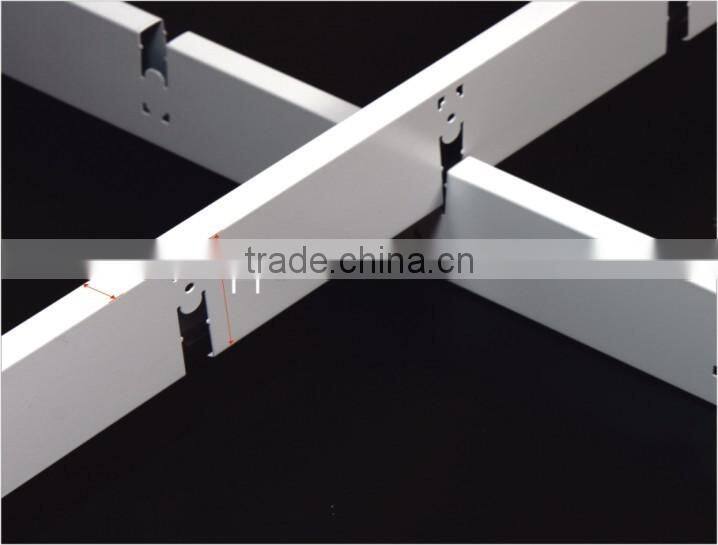 Weather Resistance Aluminum / Metal Open Grid Suspended Ceiling for Shopping Hall