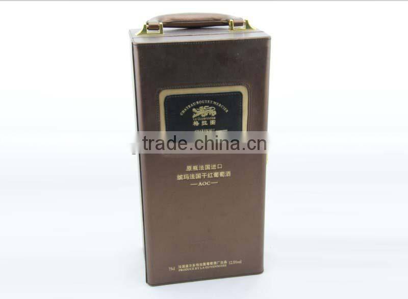Luxury wooden wine bottle boxes for sale