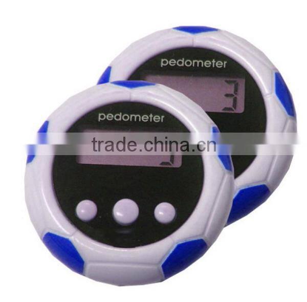 Single Function Round Football Shape Digital Pedometer Step Counter Pedometer Simple Mini Pedometer