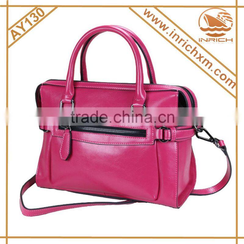Wholesale custom newest fashion genuine leather womens handbag,europe women clutch ladies classical