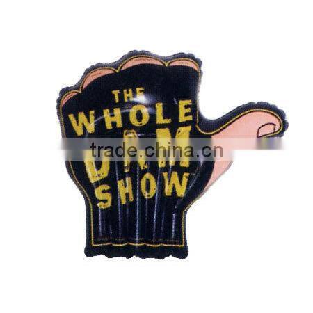 pvc inflatable cheer hand for prommotion, big hand for cheering