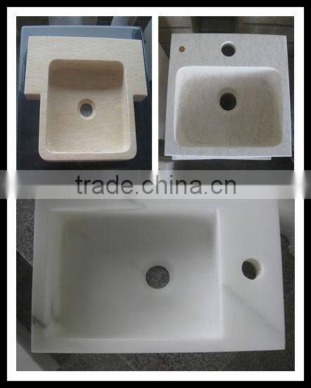 Chinese nero margiua black marble pedestal basin, bathroom wash basin, stone wash basin, vessel basin