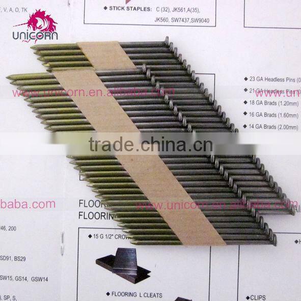 SN70 3.05mm wire dia 3 inch leg paper collated nails