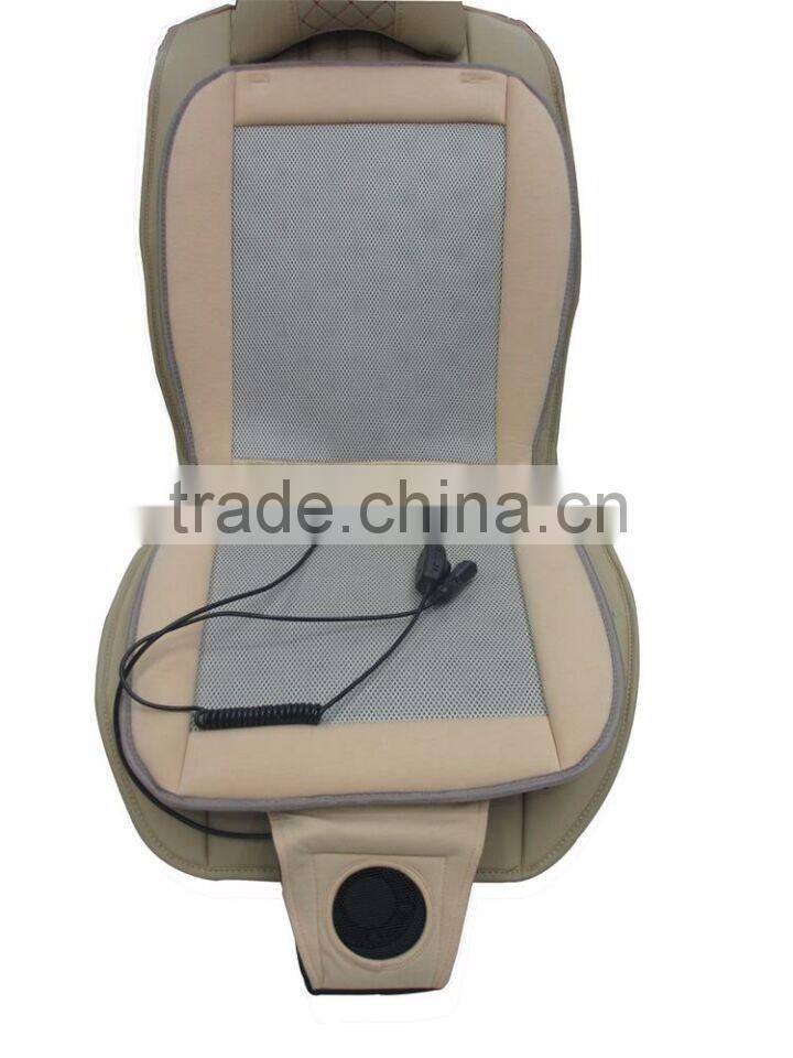 Universal fit polyester multifunctional heating cooling car seat massage cushion