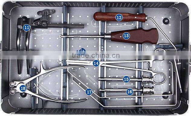 Anterior Cervical Plate Instrument Set, Orthopedic Spinal Surgical Instruments