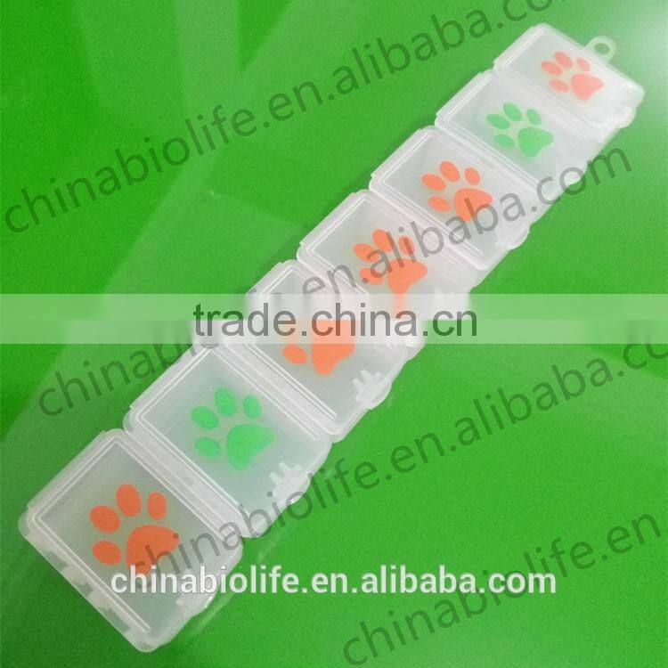 7days piastic weekly pill box ,Tablet box pill box